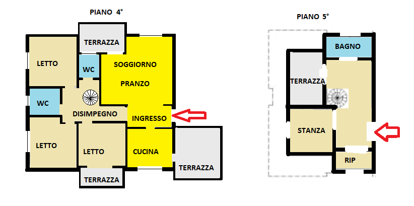 PC91 - ATTICO VENDITA VICENZA ZONA   - € 270.000